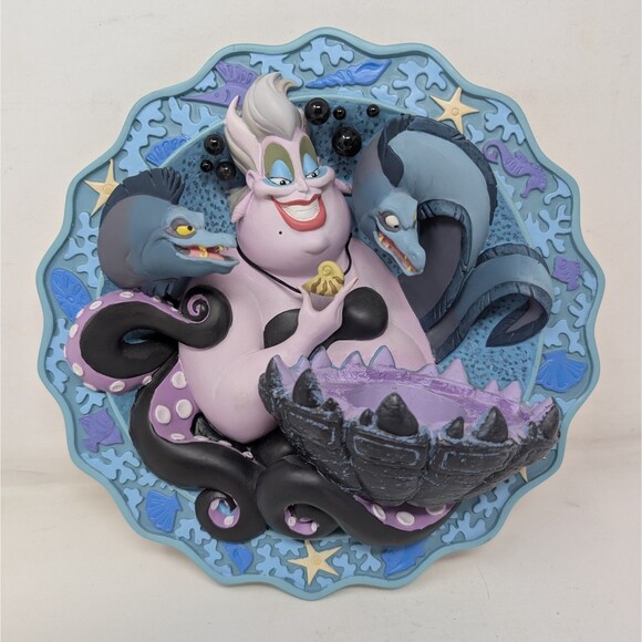 Disney Other - The Disney Store Little Mermaid 3D Plate Ursula’s Spell Limited Edition /5000